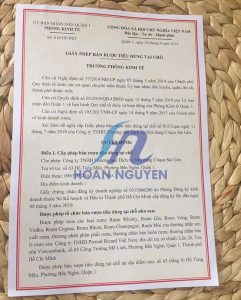 Dịch vụ làm giấy phép bán rượu tiêu dùng tại chỗ