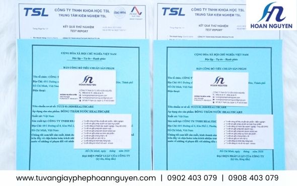 Dịch vụ kiểm ngiệm công bố tiêu chuẩn cơ sở nước xả vải