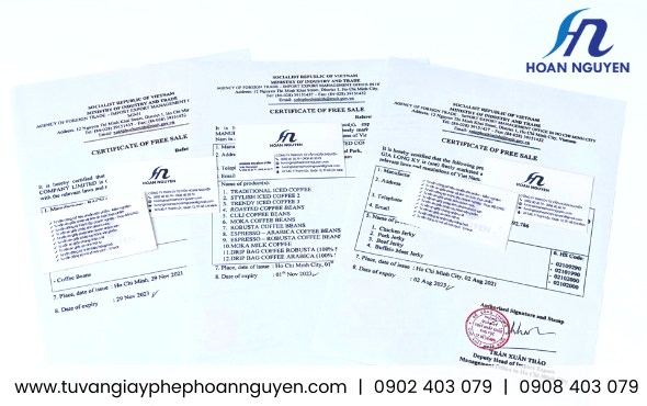 Giấy chứng nhận lưu hành tự do xuất khẩu nước mắm Giấy chứng nhận lưu hành tự do xuất khẩu nước mắm