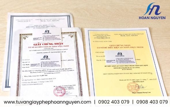 Chứng nhận an toàn thực phẩm sản xuất thạch rau câu