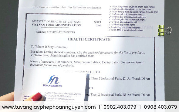 Chứng nhận y tế (HC) bánh ngũ cốc, bánh hạt dinh dưỡng