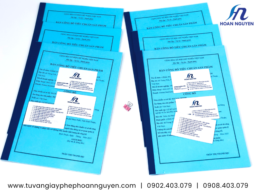 Bản công bố miếng bịt mắt - Hoàn Nguyên thực hiện nhanh cho doanh nghiệp