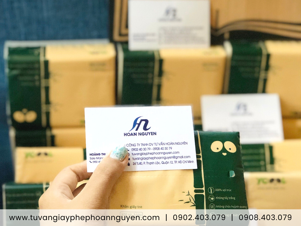 Mẫu khăn giấy khô kiểm nghiệm chất lượng làm công bố lưu hành