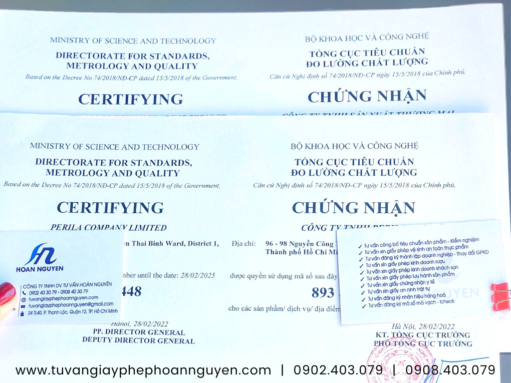 Hoàn Nguyên xin cấp nhanh mã vạch nhang thơm