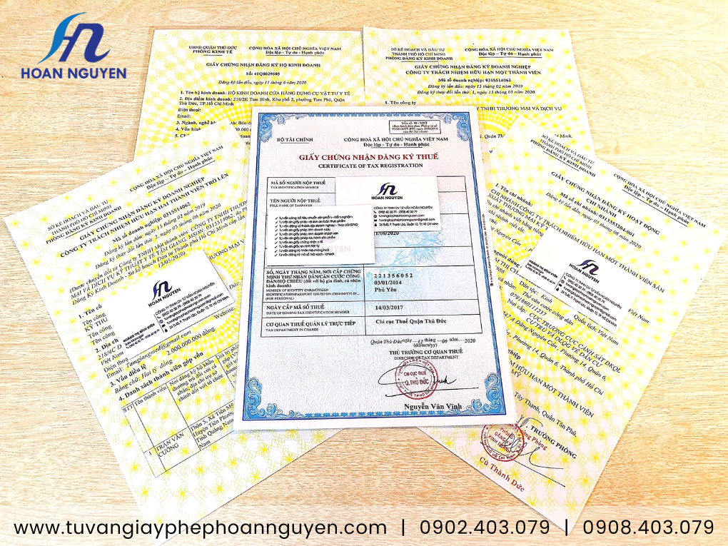 Hoàn Nguyên xin cấp nhanh giấy chứng nhận đăng ký kinh doanh Yến