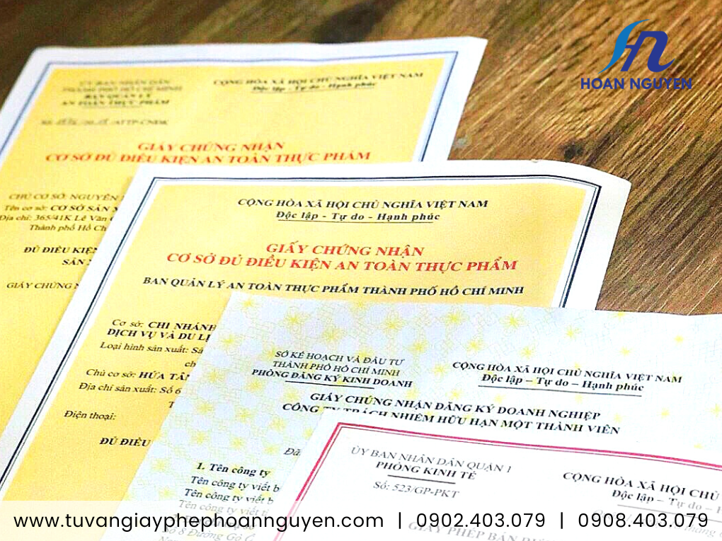 Giấy phép cho cơ sở chế biến suất ăn sẵn - Hoàn Nguyên xin cấp nhanh trọn bộ