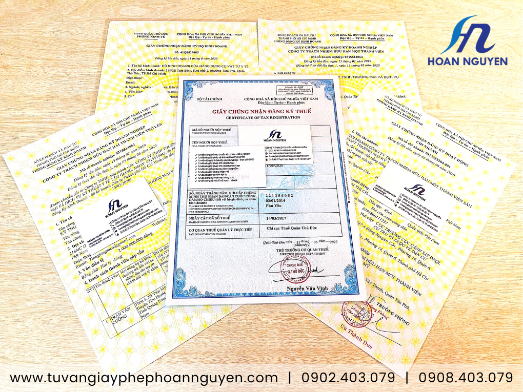 HOÀN NGUYÊN xin cấp nhanh giấy phép kinh doanh
