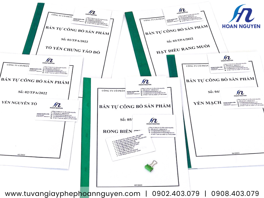 HOÀN NGUYÊN thực hiện nhanh công bố thực phẩm