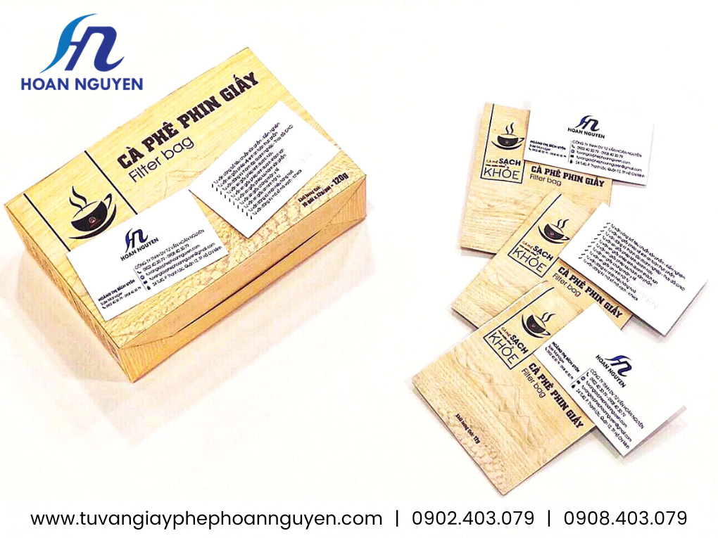 Cà phê phin giấy kiểm nghiệm làm công bố