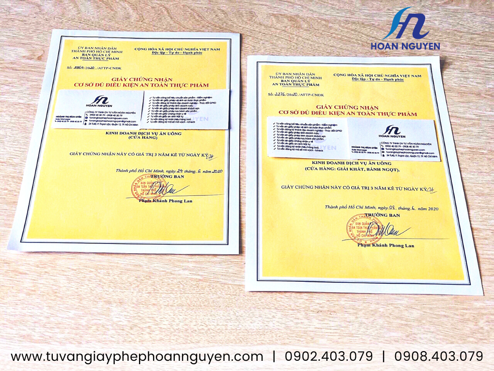 Hoàn Nguyên xin cấp nhanh giấy phép ATTP quán cơm Hoàn Nguyên xin cấp nhanh giấy phép ATTP quán cơm
