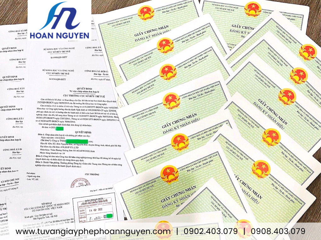Giấy chứng nhận đăng ký thương hiệu bánh - Hoàn Nguyên đăng ký nhanh