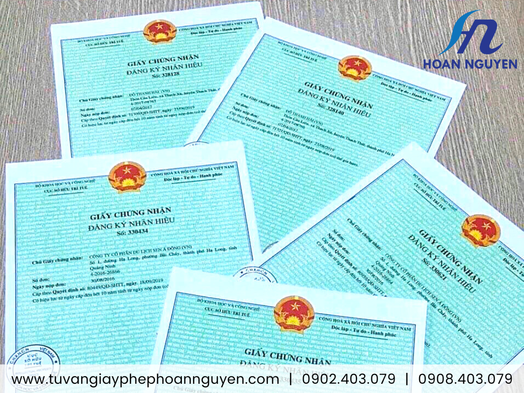 Giấy chứng nhận đăng ký nhãn hiệu (Ảnh: Hoàn Nguyên)