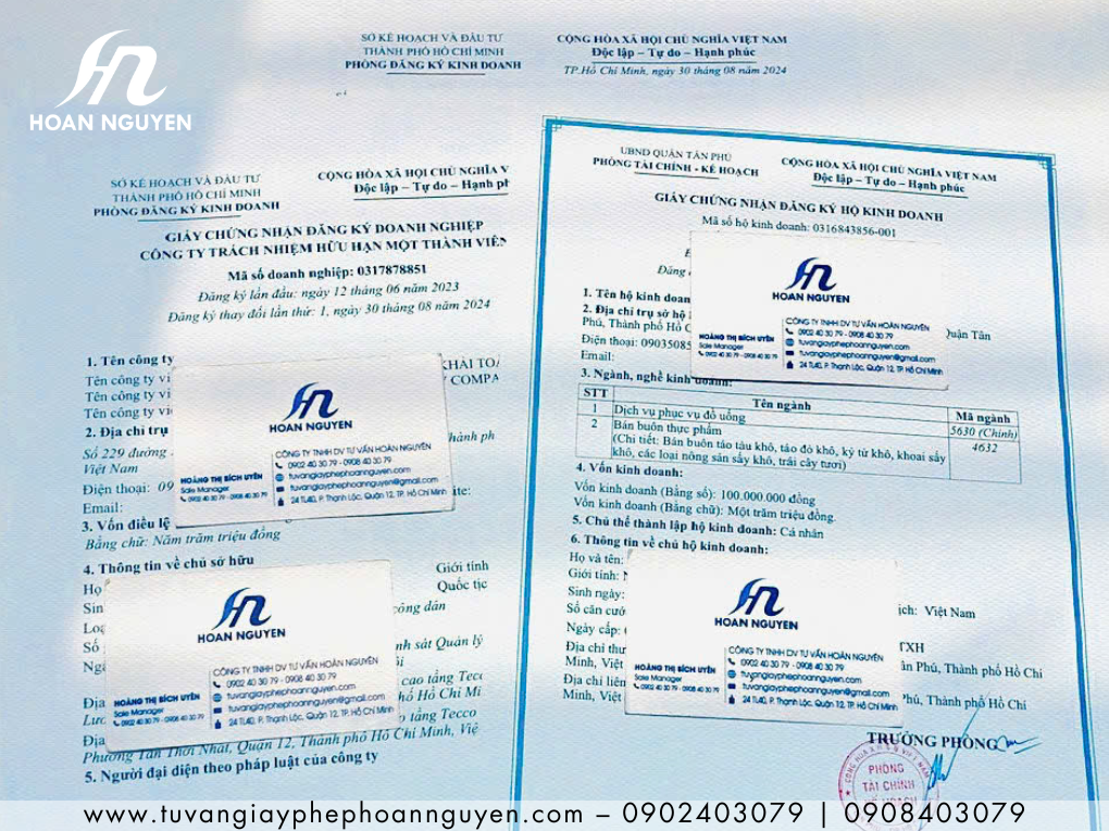 Hộ kinh doanh – Đổi tên & bổ sung ngành nghề